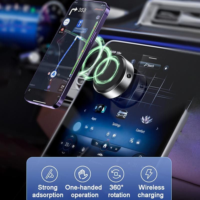 Magnetic cell phone holder